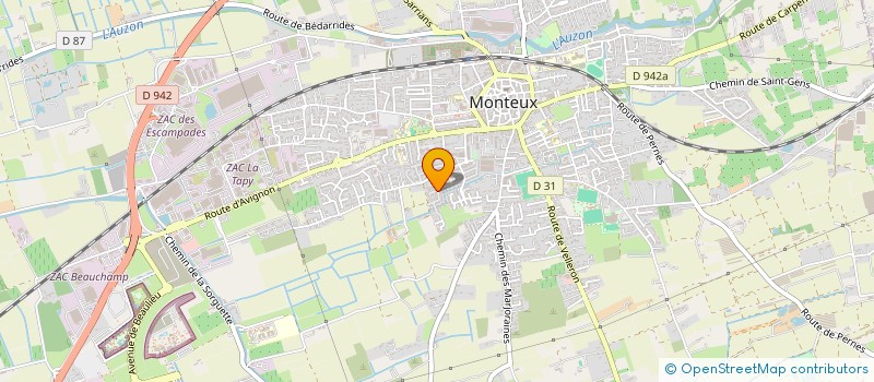 localisation de l'entreprise MONSIEUR STEPHANE VIRDIS  MONTEUX