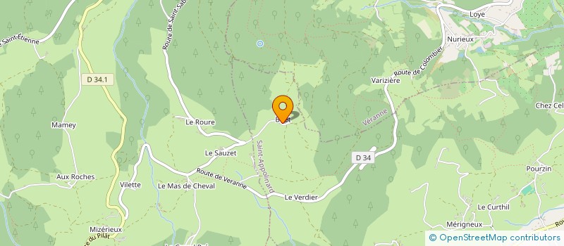 localisation de l'entreprise MONSIEUR STEPHANE VIRET  SAINT-APPOLINARD