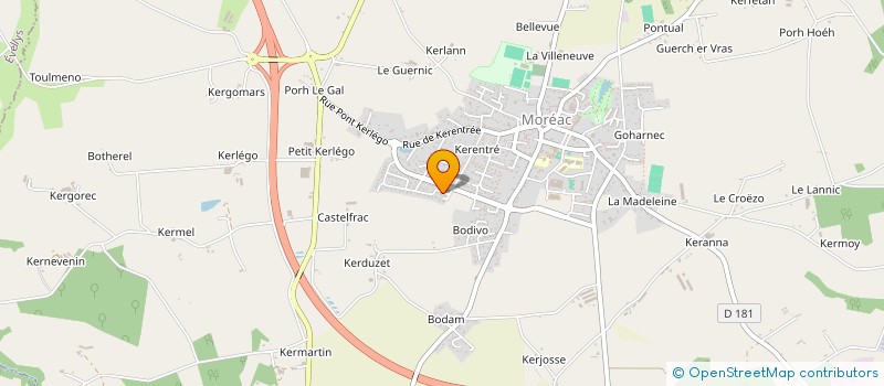 localisation de l'entreprise MONSIEUR STEPHANE VIREY  MOREAC