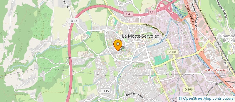 localisation de l'entreprise MONSIEUR STEPHANE VISENTIN à LA MOTTE-SERVOLEX