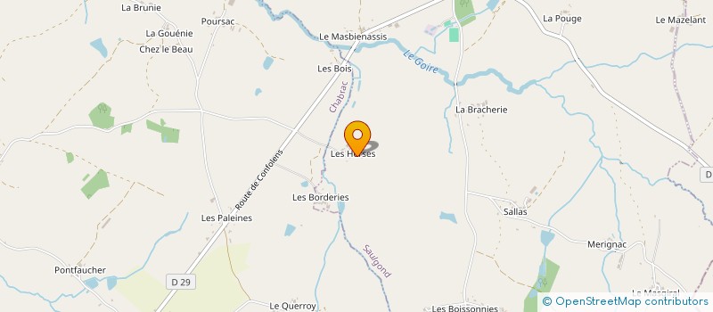 localisation de l'entreprise MONSIEUR STEPHANE VITEL à SAULGOND