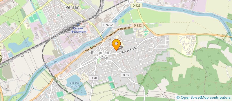 localisation de l'entreprise MONSIEUR STEPHANE VITTECOQ  BEAUMONT-SUR-OISE