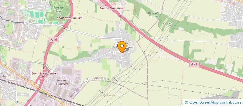 localisation de l'entreprise MONSIEUR STEPHANE VIVANT  SAINT-PRIEST