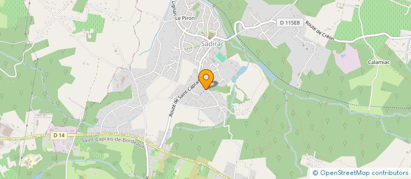 localisation de l'entreprise MONSIEUR STEPHANE VIVES  SADIRAC