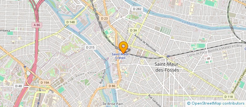 localisation de l'entreprise MONSIEUR STEPHANE VIZEU  SAINT-MAUR-DES-FOSSES