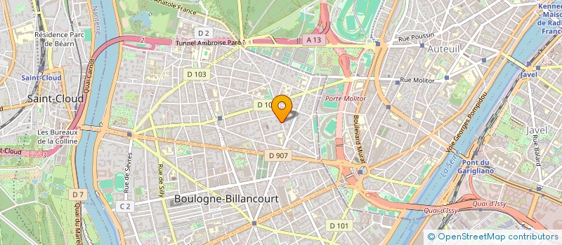 localisation de l'entreprise MONSIEUR STEPHANE VONGSAVATH à BOULOGNE-BILLANCOURT