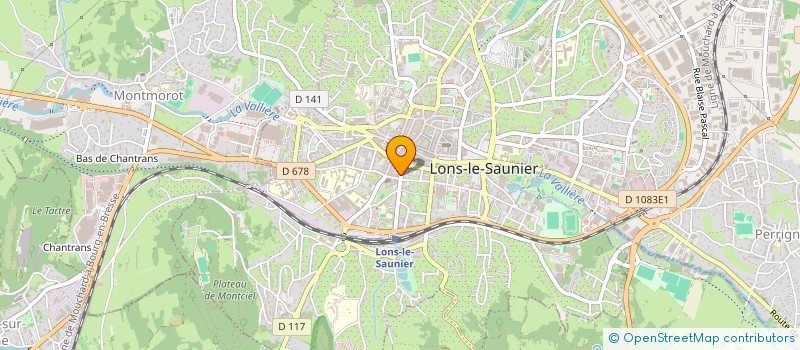 localisation de l'entreprise MONSIEUR STEPHANE VORMUS à LONS-LE-SAUNIER