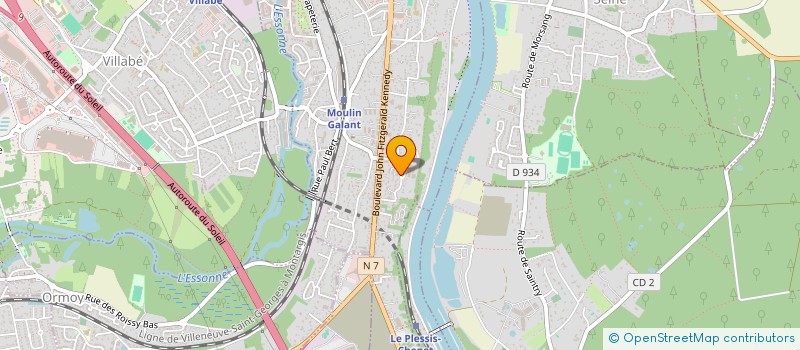 localisation de l'entreprise MONSIEUR STEPHANE VOUNISSEAS à CORBEIL-ESSONNES