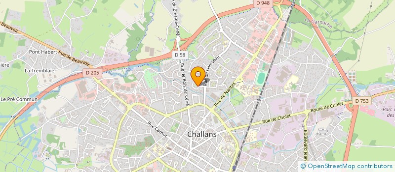 localisation de l'entreprise MONSIEUR STEPHANE VRIGNAUD à SOULLANS
