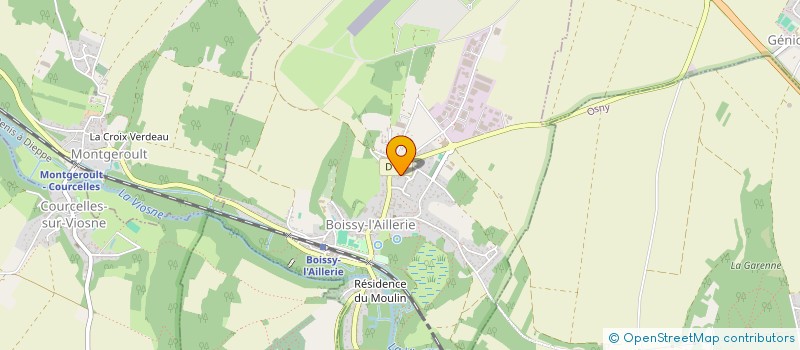 localisation de l'entreprise MONSIEUR STEPHANE VUILLEMIN  BOISSY-L'AILLERIE