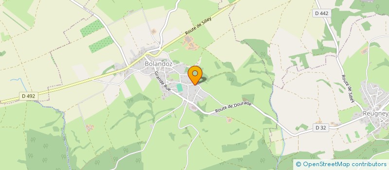 localisation de l'entreprise MONSIEUR STEPHANE VUILLIER  BOLANDOZ