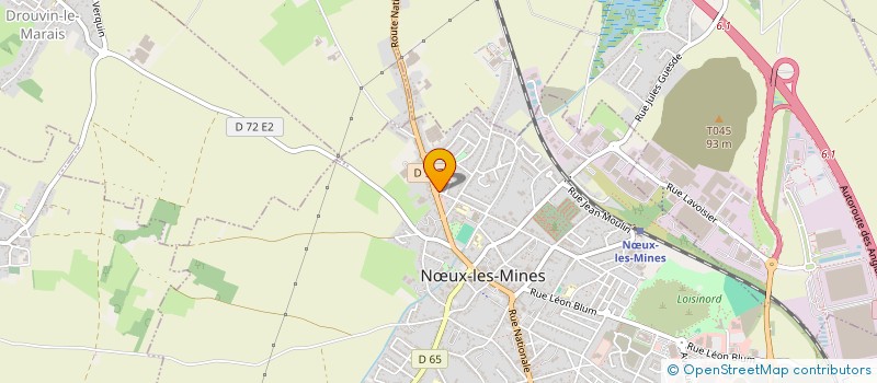 localisation de l'entreprise MONSIEUR STEPHANE WAGNER  NOEUX LES MINES