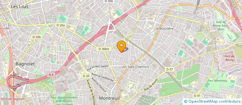localisation de l'entreprise MONSIEUR STEPHANE WANDER à MONTREUIL