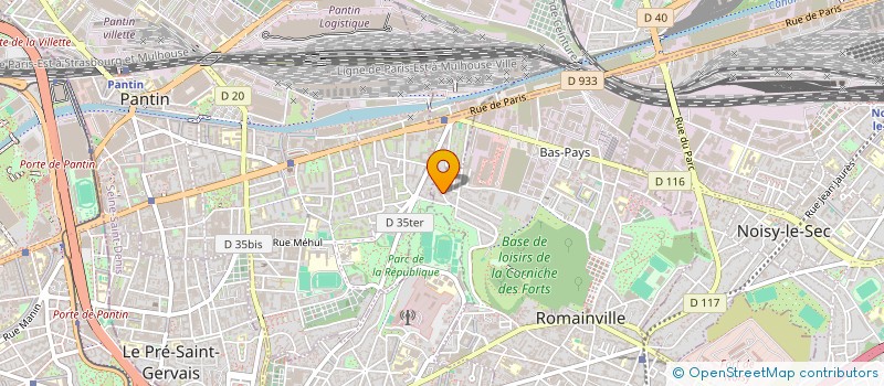 localisation de l'entreprise MONSIEUR STEPHANE WANG à ROMAINVILLE