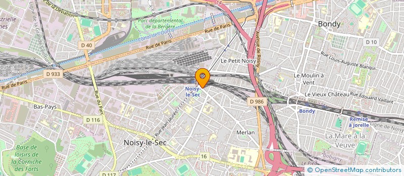 localisation de l'entreprise MONSIEUR STEPHANE WANG à NOISY-LE-SEC