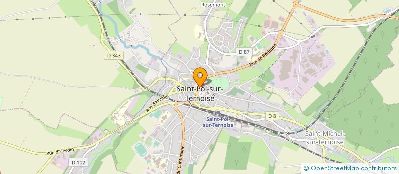 localisation de l'entreprise MONSIEUR STEPHANE WATTIAU à SAINT-POL-SUR-TERNOISE