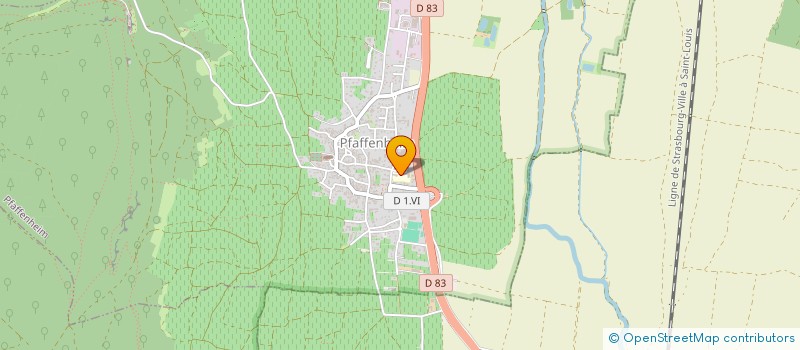 localisation de l'entreprise MONSIEUR STEPHANE WEBER  PFAFFENHEIM