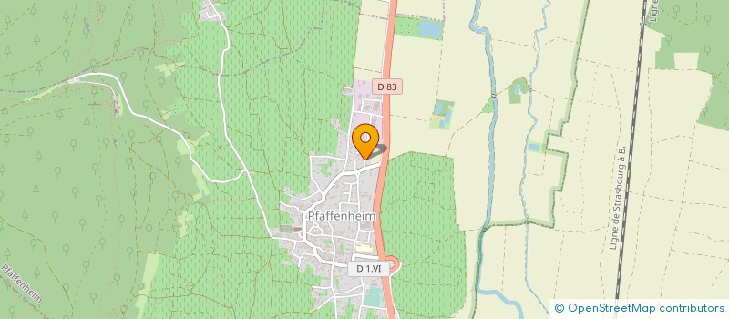 localisation de l'entreprise MONSIEUR STEPHANE WEINGAERTNER  PFAFFENHEIM