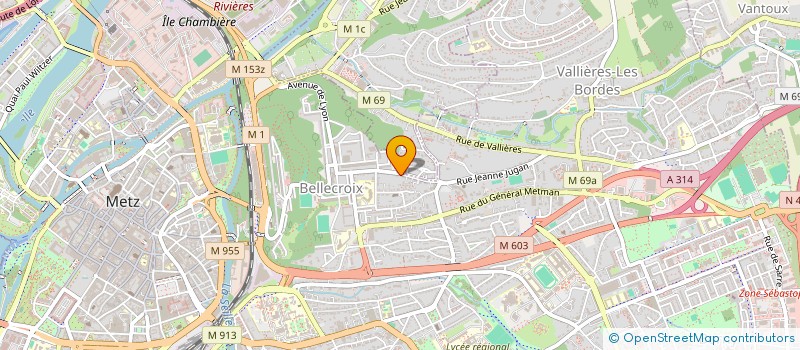 localisation de l'entreprise MONSIEUR STEPHANE WEINRICH  SAINT-JULIEN-LES-METZ