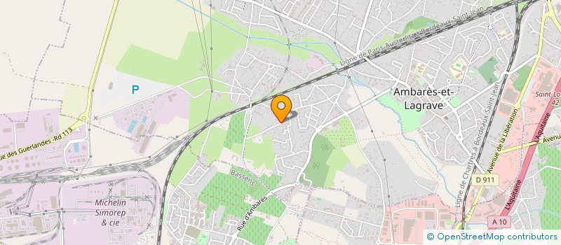 localisation de l'entreprise MONSIEUR STEPHANE WEISS  AMBARES-ET-LAGRAVE