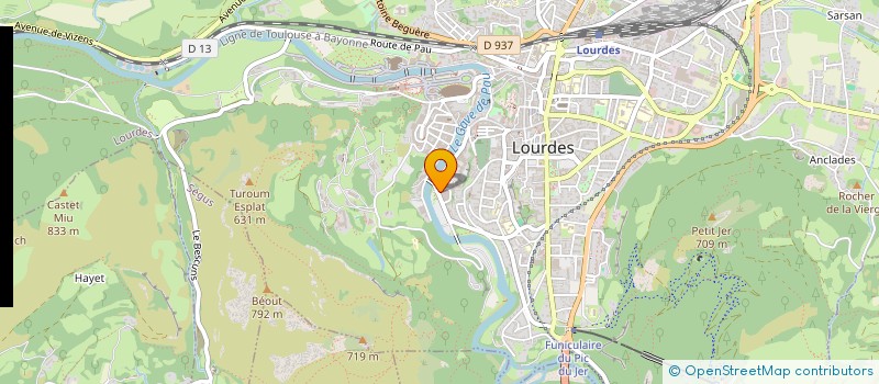 localisation de l'entreprise MONSIEUR STEPHANE WEPIERRE  LOURDES