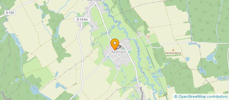 localisation de l'entreprise MONSIEUR STEPHANE WERNER  ALTENACH