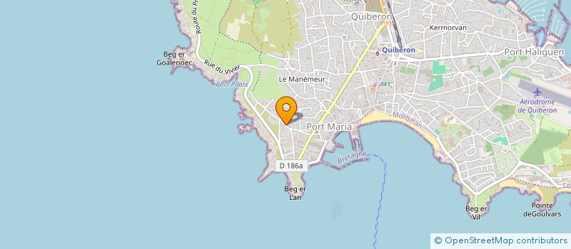 localisation de l'entreprise MONSIEUR STEPHANE WIERTELAK à QUIBERON