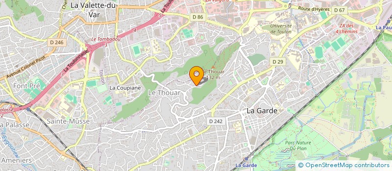 localisation de l'entreprise MONSIEUR STEPHANE WIRTZFELD  LA GARDE