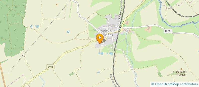 localisation de l'entreprise MONSIEUR STEPHANE WOILLET à ARRANCY-SUR-CRUSNES