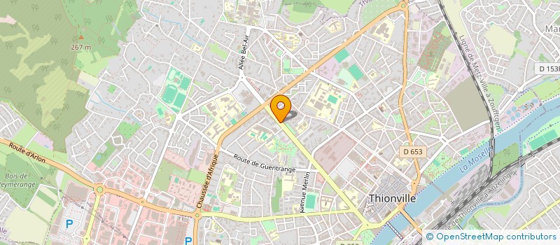 localisation de l'entreprise MONSIEUR STEPHANE WUNDERLICH  THIONVILLE