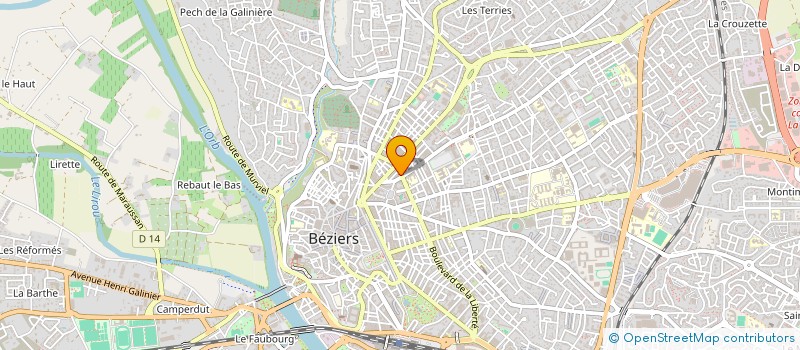 localisation de l'entreprise MONSIEUR STEPHANE YECHE  BEZIERS