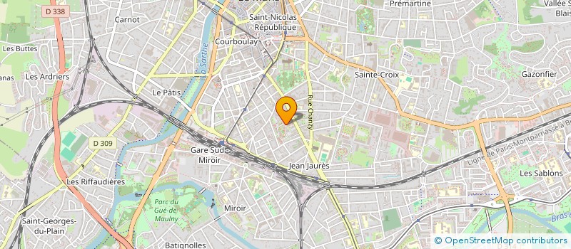 localisation de l'entreprise MONSIEUR STEPHANE YVERNOGEAU à LE MANS
