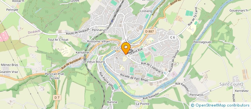 localisation de l'entreprise MONSIEUR STEPHANE YVES LOUBOUTIN  CHATEAULIN