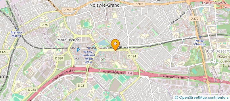 localisation de l'entreprise MONSIEUR STEPHANE ZABOURI à NOISY-LE-GRAND