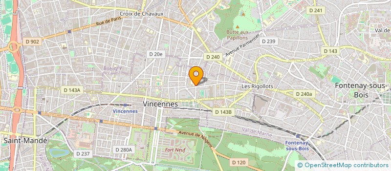 localisation de l'entreprise MONSIEUR STEPHANE ZAGDANSKI à VINCENNES