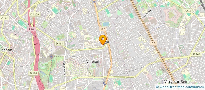 localisation de l'entreprise MONSIEUR STEPHANE ZANETTI à VILLEJUIF