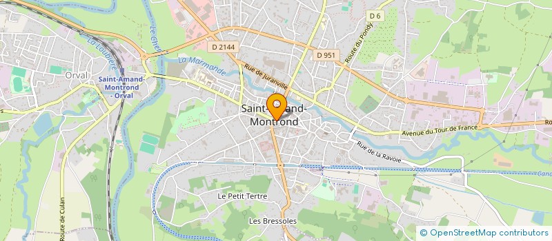localisation de l'entreprise MONSIEUR STEPHANE ZANISI à SAINT-AMAND-MONTROND