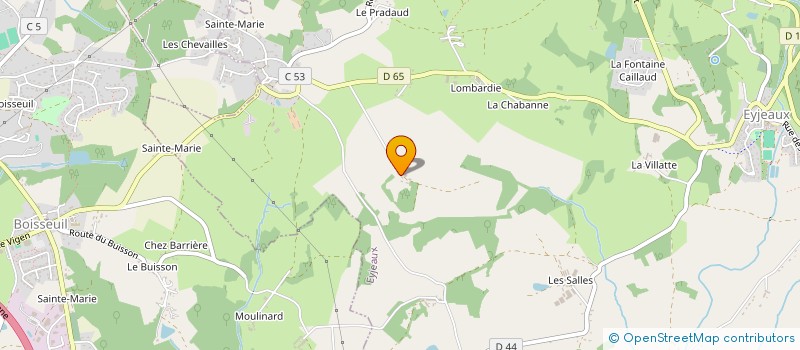 localisation de l'entreprise MONSIEUR STEPHANE ZIEGLER  BOISSEUIL