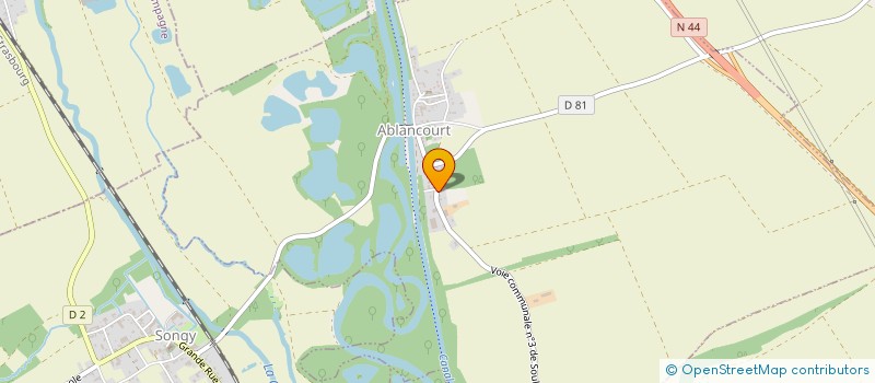 localisation de l'entreprise MONSIEUR STEPHANE ZIENTAL  ABLANCOURT