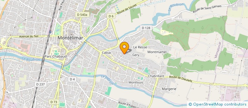 localisation de l'entreprise MONSIEUR STEPHANE ZIMMERMANN  MONTELIMAR