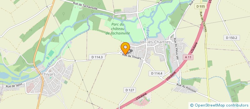 localisation de l'entreprise MONSIEUR STEPHANIE BRULON à VER-LES-CHARTRES