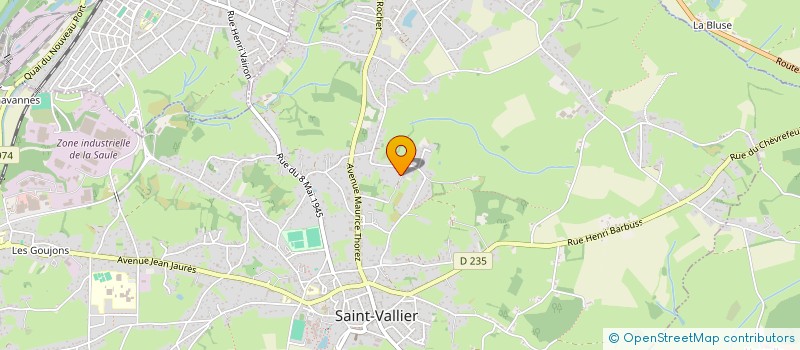 localisation de l'entreprise MONSIEUR STEPHANIE GENELOT  SAINT-VALLIER