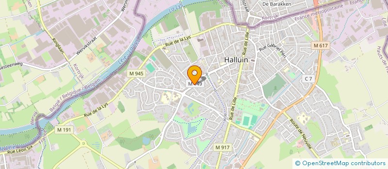 localisation de l'entreprise MONSIEUR STEPHANIE GHESQUIER à HALLUIN