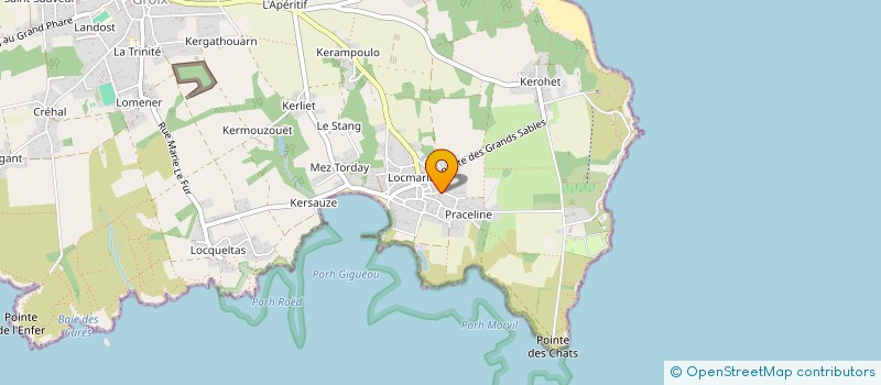 localisation de l'entreprise MONSIEUR STEPHANIE LAUNAY  GROIX