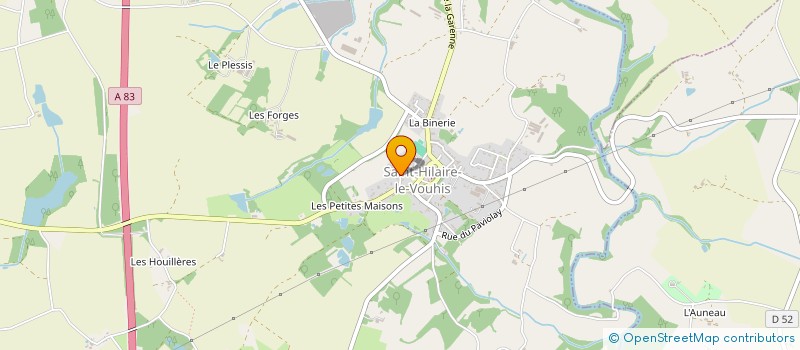 localisation de l'entreprise MONSIEUR STEPHANIE THERESE MEGE à SAINT-HILAIRE-LE-VOUHIS