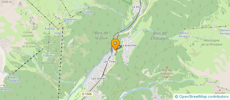 localisation de l'entreprise MONSIEUR STEPHEN ALLEN  CHAMONIX-MONT-BLANC