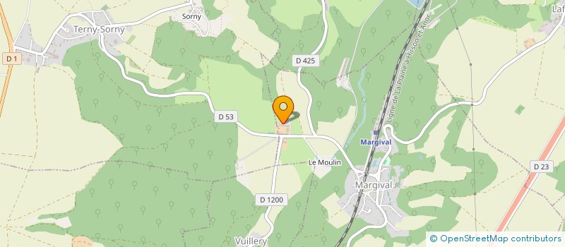 localisation de l'entreprise MONSIEUR STEPHEN BALL  BUCY-LE-LONG