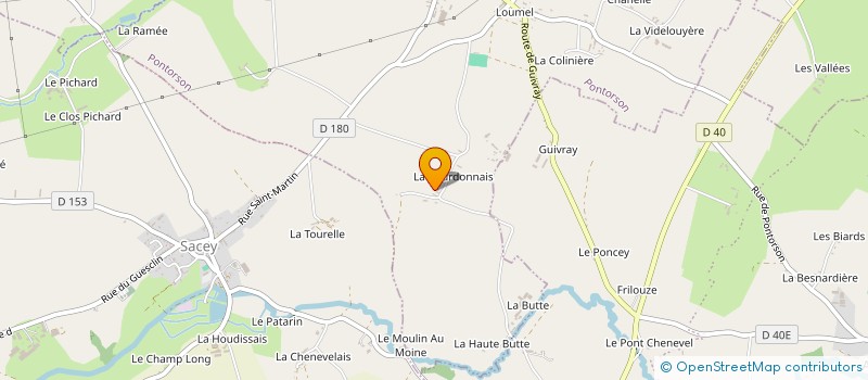 localisation de l'entreprise MONSIEUR STEPHEN BELL  PONTORSON