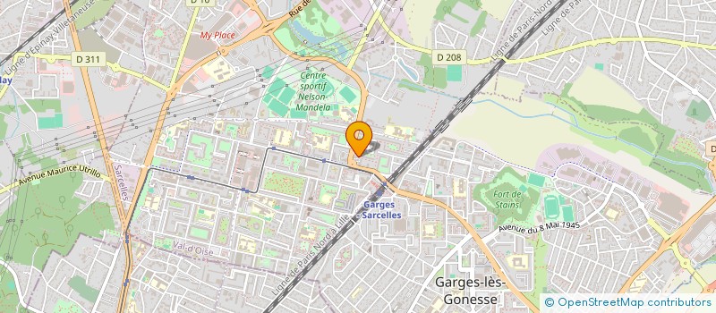 localisation de l'entreprise MONSIEUR STEPHEN BOADI  SARCELLES