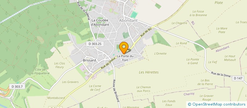 localisation de l'entreprise MONSIEUR STEPHEN BOUGEARD à ABONDANT